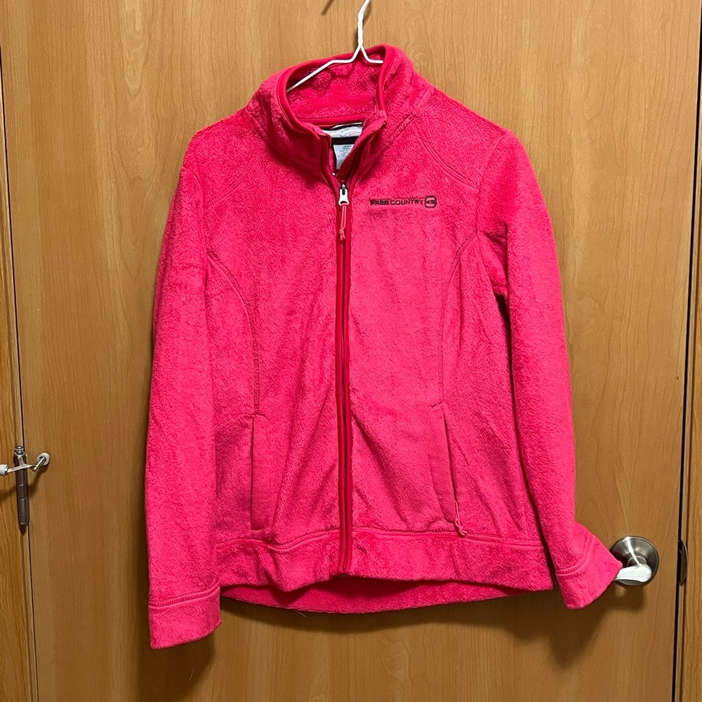3/$25 - Free Country Pink Zip-up Sweatshirt - Small